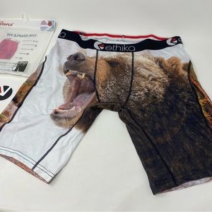 Ethika Men’s Grizzly Bear Underwear - Large (33-35) - NEW!